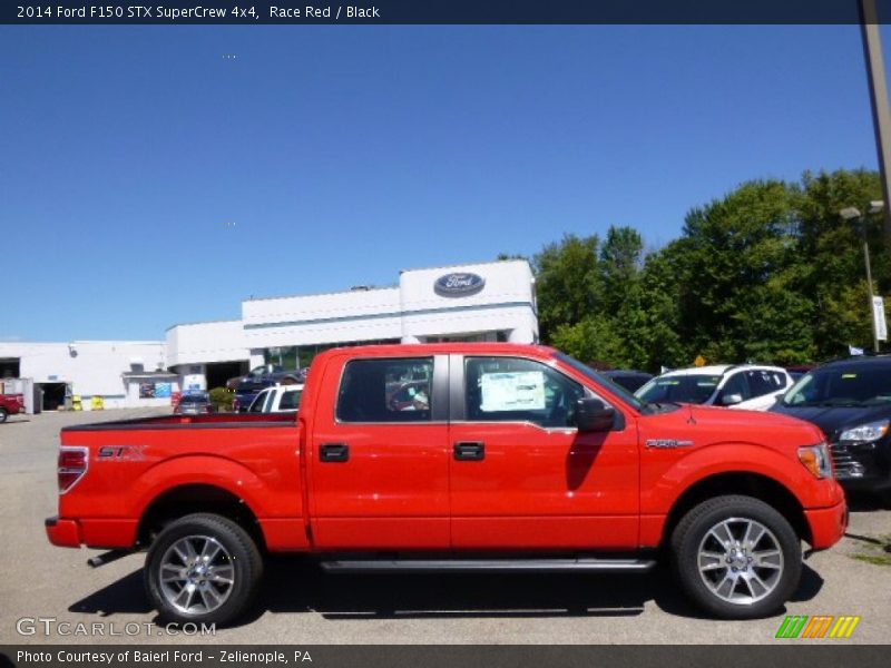 Race Red / Black 2014 Ford F150 STX SuperCrew 4x4