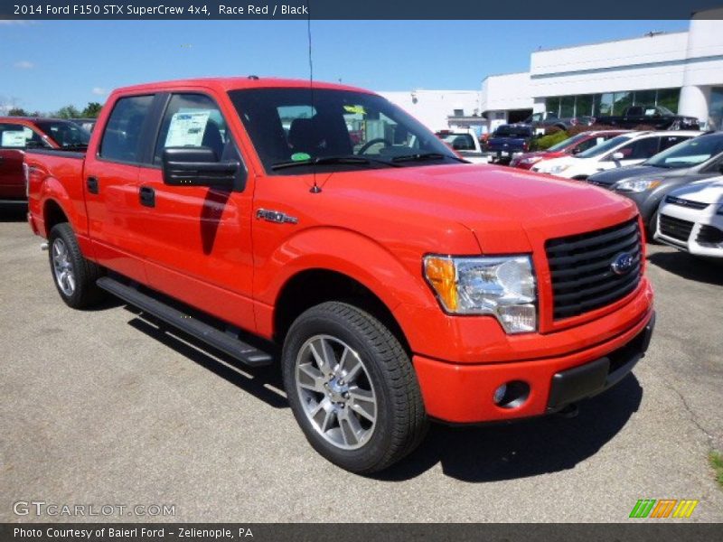 Race Red / Black 2014 Ford F150 STX SuperCrew 4x4