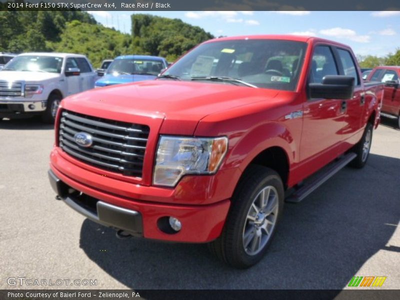 Race Red / Black 2014 Ford F150 STX SuperCrew 4x4