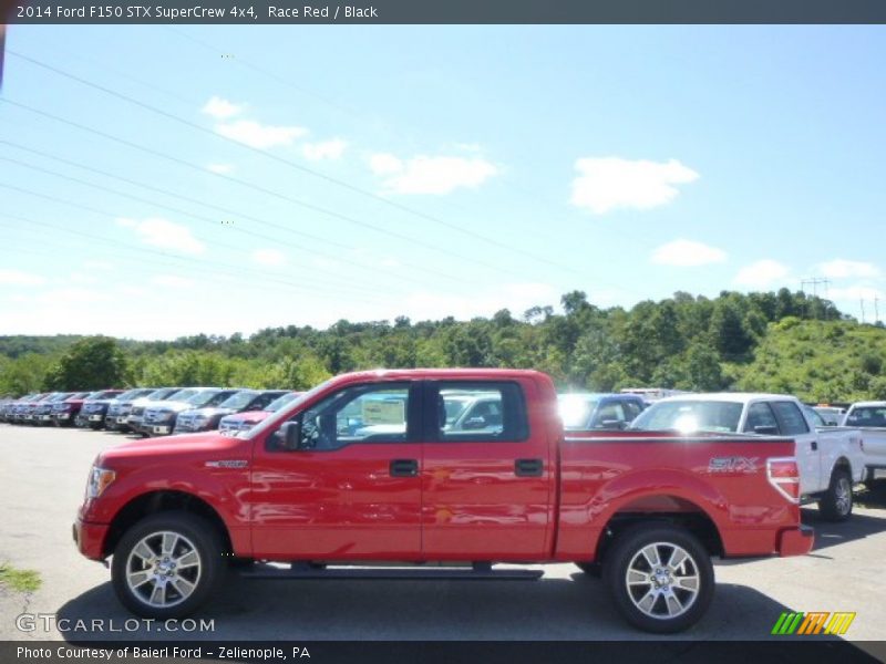 Race Red / Black 2014 Ford F150 STX SuperCrew 4x4
