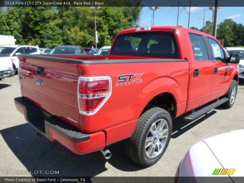 Race Red / Black 2014 Ford F150 STX SuperCrew 4x4