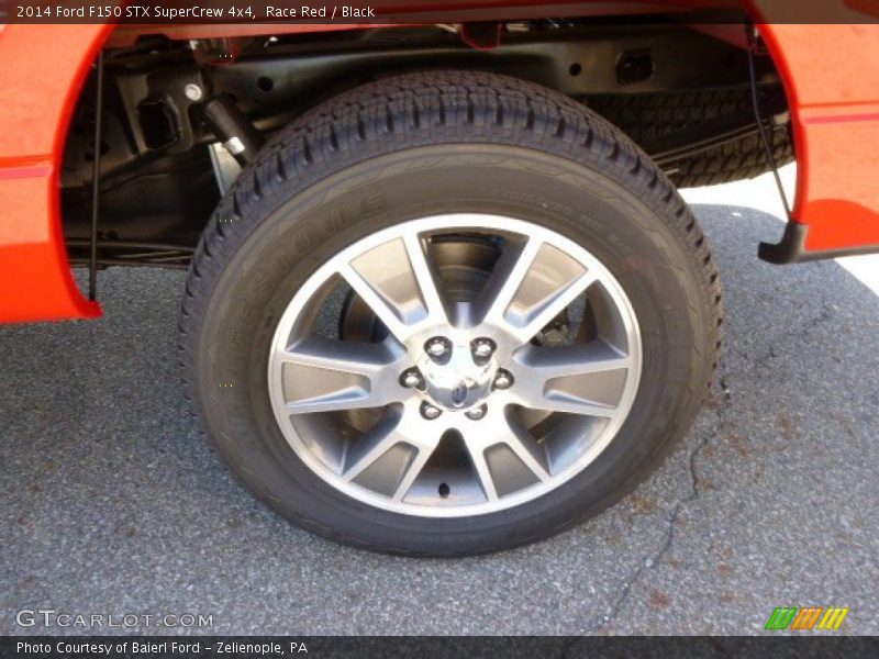 Race Red / Black 2014 Ford F150 STX SuperCrew 4x4