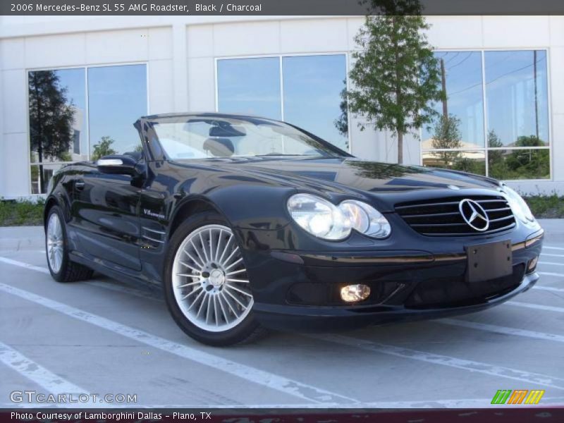 Black / Charcoal 2006 Mercedes-Benz SL 55 AMG Roadster