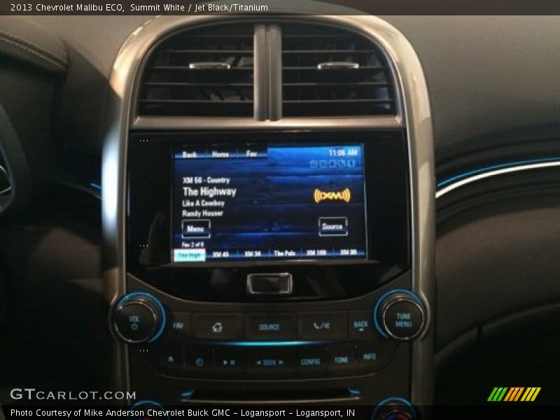 Summit White / Jet Black/Titanium 2013 Chevrolet Malibu ECO