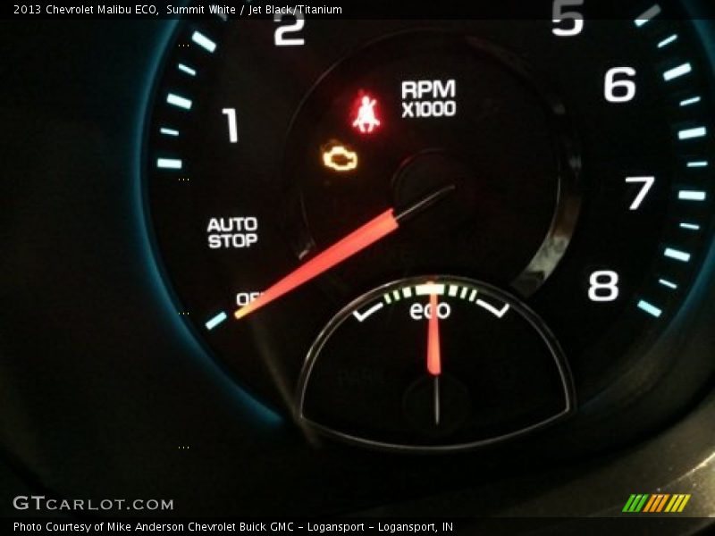 Summit White / Jet Black/Titanium 2013 Chevrolet Malibu ECO