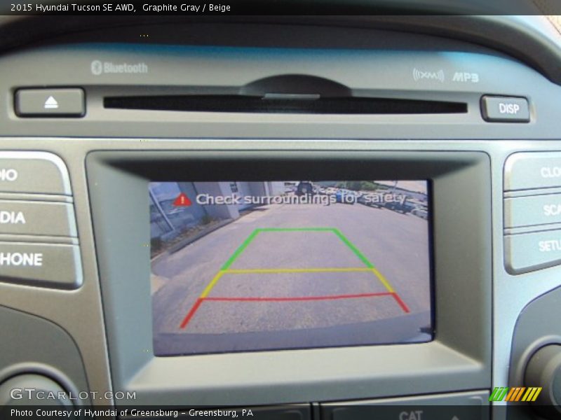 Graphite Gray / Beige 2015 Hyundai Tucson SE AWD