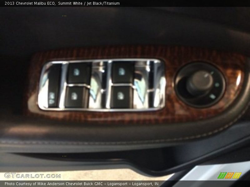 Summit White / Jet Black/Titanium 2013 Chevrolet Malibu ECO