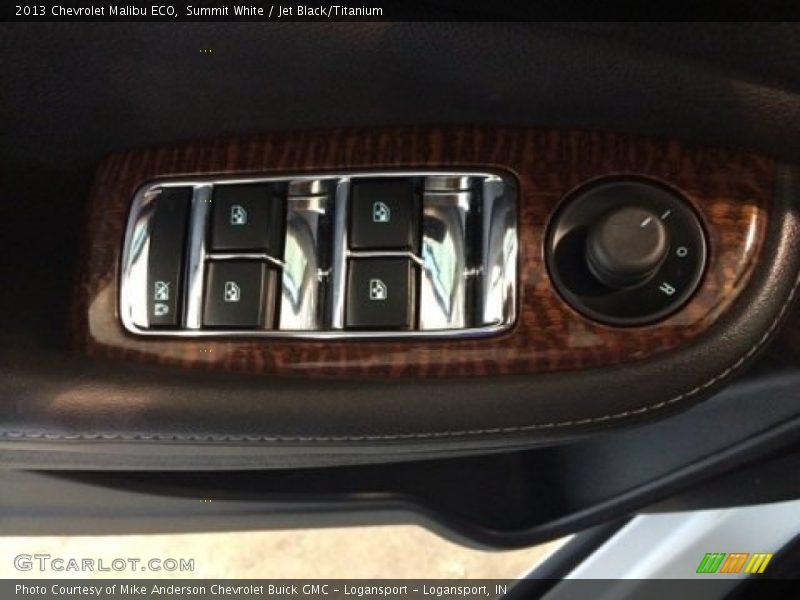 Summit White / Jet Black/Titanium 2013 Chevrolet Malibu ECO