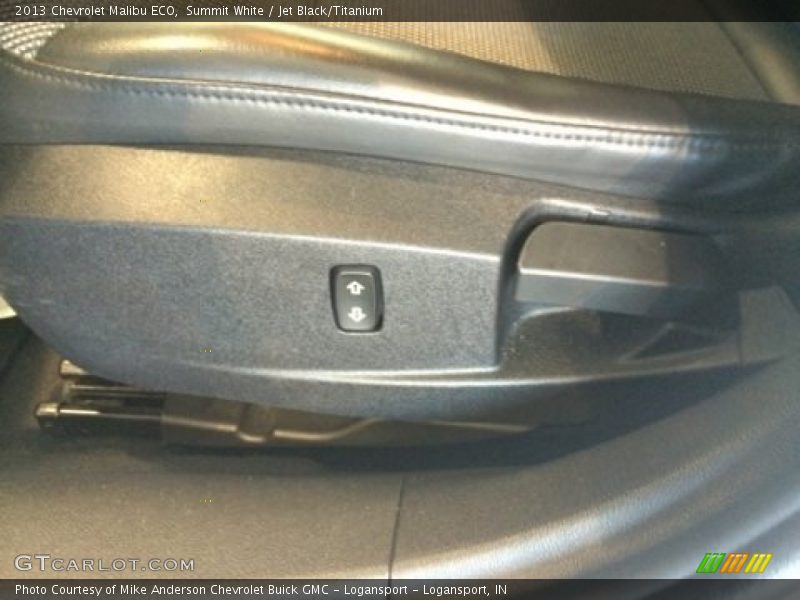 Summit White / Jet Black/Titanium 2013 Chevrolet Malibu ECO