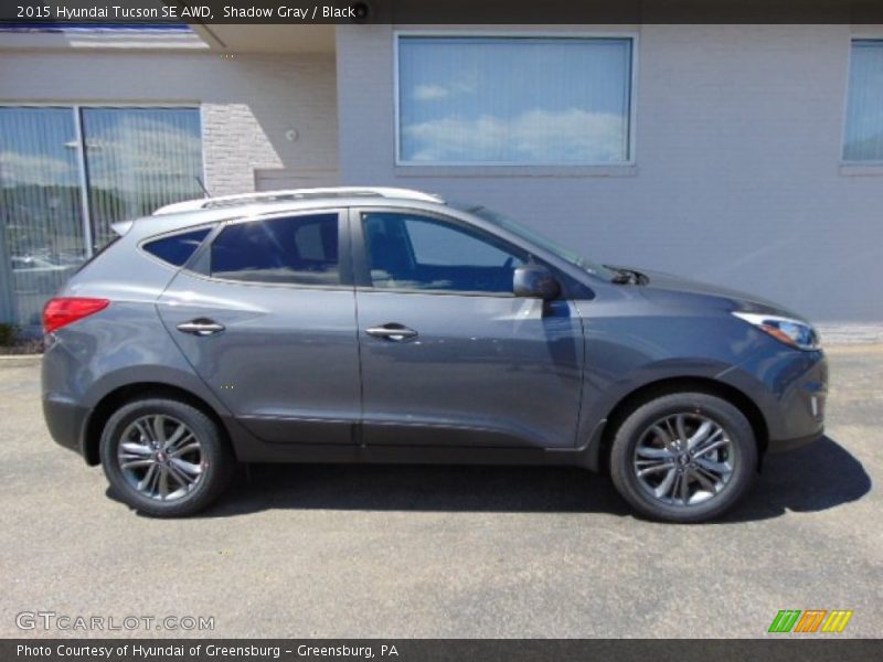 Shadow Gray / Black 2015 Hyundai Tucson SE AWD