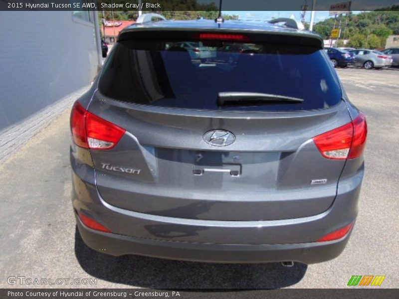 Shadow Gray / Black 2015 Hyundai Tucson SE AWD