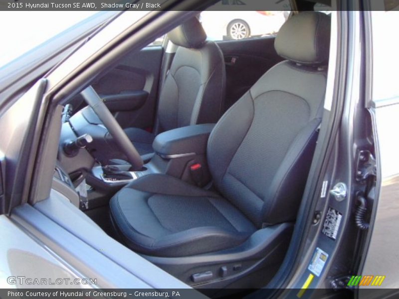 Shadow Gray / Black 2015 Hyundai Tucson SE AWD