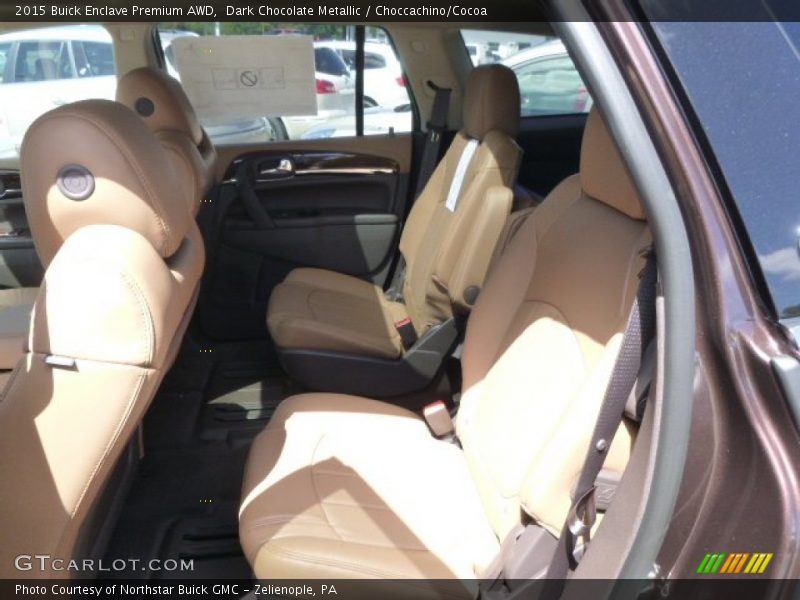 Dark Chocolate Metallic / Choccachino/Cocoa 2015 Buick Enclave Premium AWD
