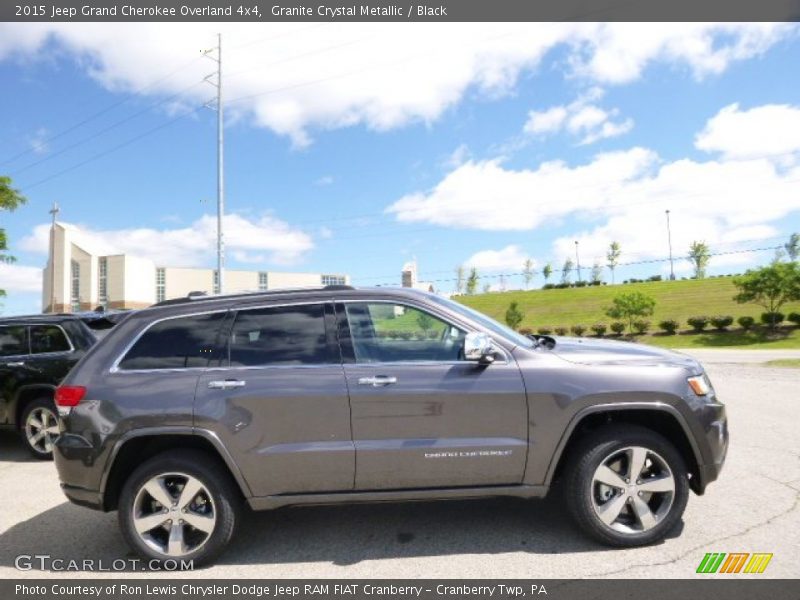 Granite Crystal Metallic / Black 2015 Jeep Grand Cherokee Overland 4x4