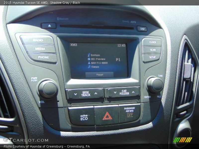Shadow Gray / Black 2015 Hyundai Tucson SE AWD