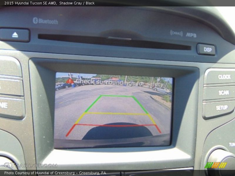 Shadow Gray / Black 2015 Hyundai Tucson SE AWD