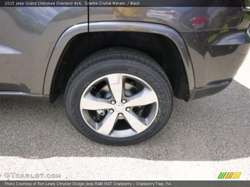 Granite Crystal Metallic / Black 2015 Jeep Grand Cherokee Overland 4x4
