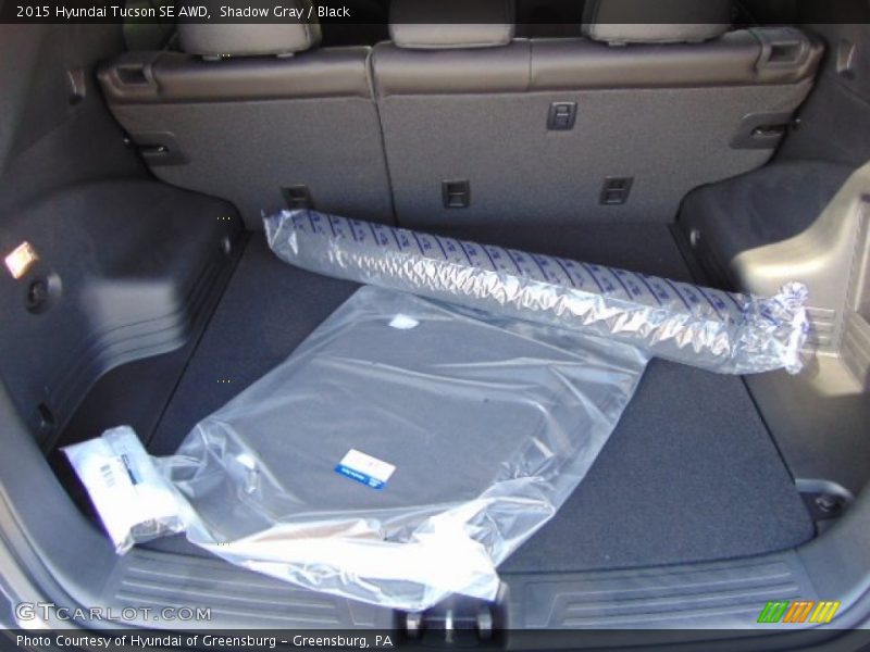 Shadow Gray / Black 2015 Hyundai Tucson SE AWD