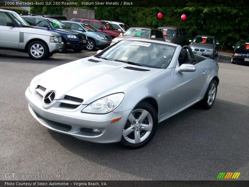 Iridium Silver Metallic / Black 2006 Mercedes-Benz SLK 280 Roadster