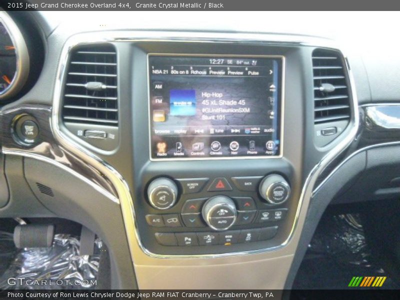 Granite Crystal Metallic / Black 2015 Jeep Grand Cherokee Overland 4x4
