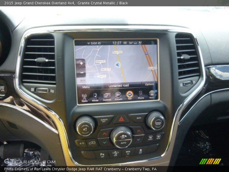 Granite Crystal Metallic / Black 2015 Jeep Grand Cherokee Overland 4x4
