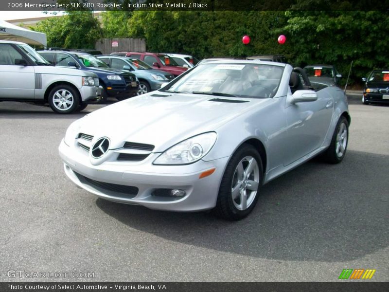 Iridium Silver Metallic / Black 2006 Mercedes-Benz SLK 280 Roadster