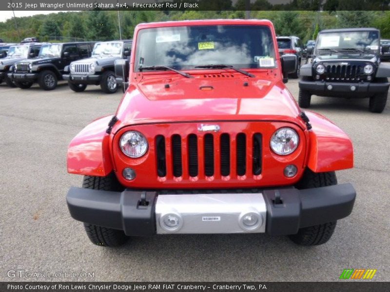 Firecracker Red / Black 2015 Jeep Wrangler Unlimited Sahara 4x4