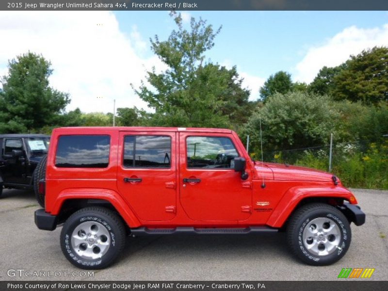  2015 Wrangler Unlimited Sahara 4x4 Firecracker Red