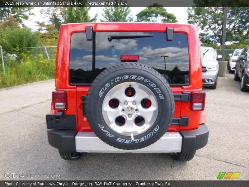 Firecracker Red / Black 2015 Jeep Wrangler Unlimited Sahara 4x4