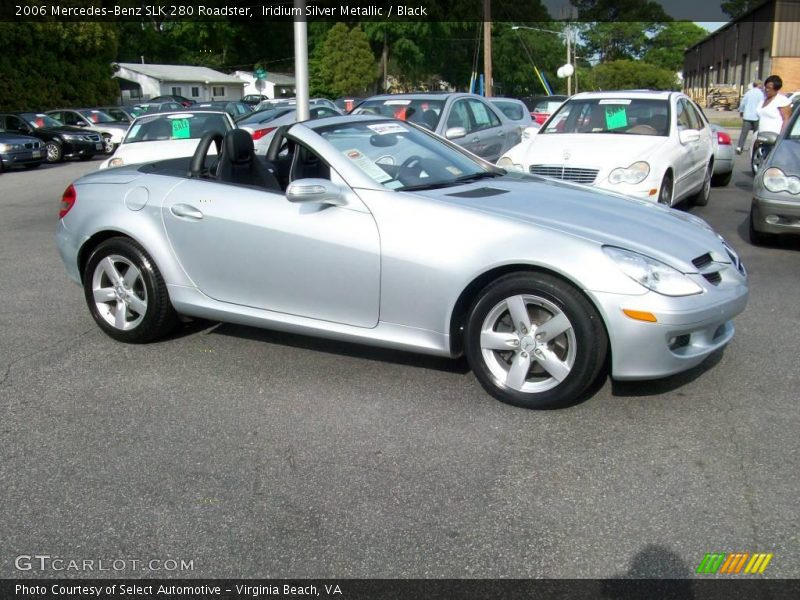Iridium Silver Metallic / Black 2006 Mercedes-Benz SLK 280 Roadster