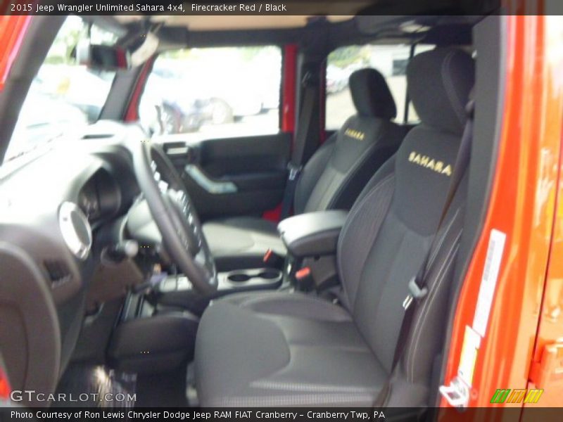 Firecracker Red / Black 2015 Jeep Wrangler Unlimited Sahara 4x4
