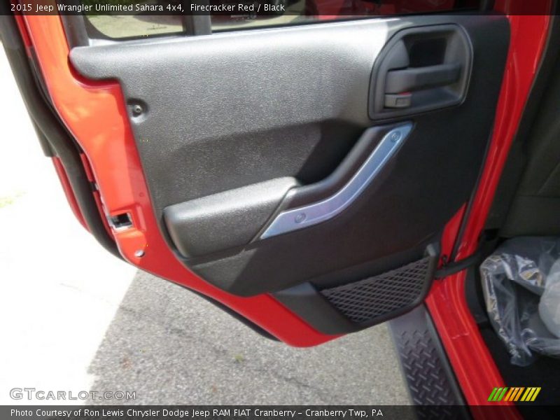 Firecracker Red / Black 2015 Jeep Wrangler Unlimited Sahara 4x4