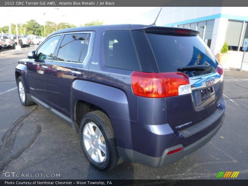 Atlantis Blue Metallic / Jet Black 2013 GMC Terrain SLE AWD