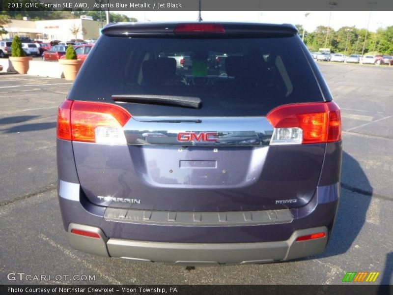 Atlantis Blue Metallic / Jet Black 2013 GMC Terrain SLE AWD