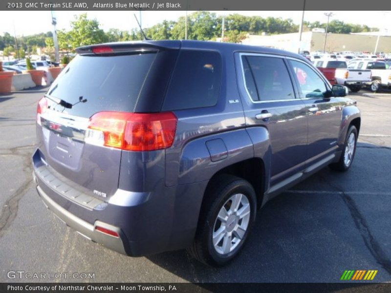 Atlantis Blue Metallic / Jet Black 2013 GMC Terrain SLE AWD