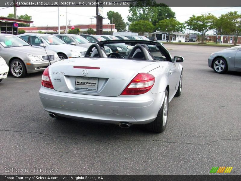 Iridium Silver Metallic / Black 2006 Mercedes-Benz SLK 280 Roadster