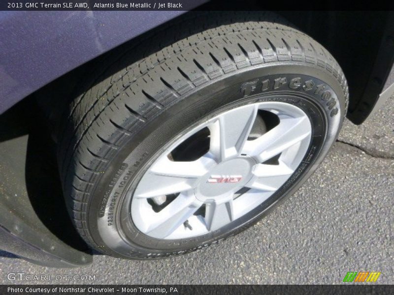 Atlantis Blue Metallic / Jet Black 2013 GMC Terrain SLE AWD