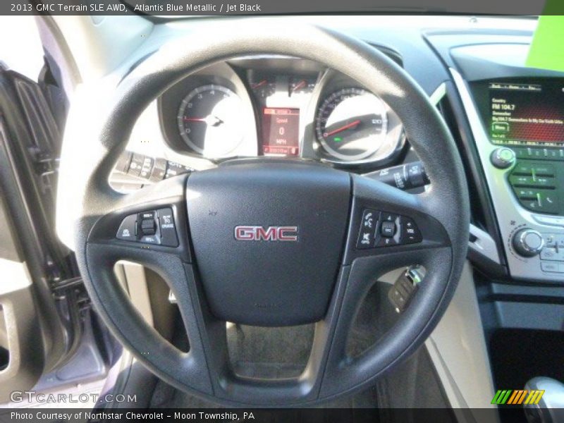 Atlantis Blue Metallic / Jet Black 2013 GMC Terrain SLE AWD