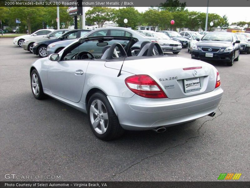 Iridium Silver Metallic / Black 2006 Mercedes-Benz SLK 280 Roadster