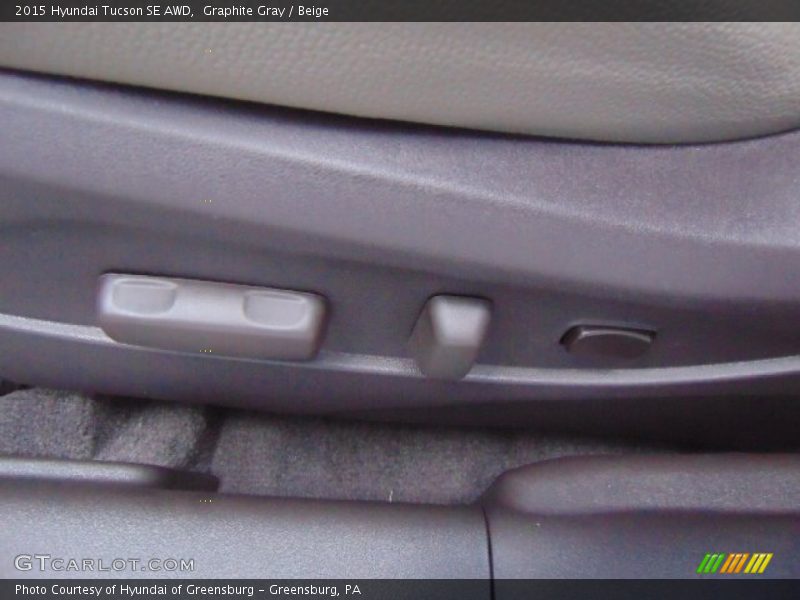 Graphite Gray / Beige 2015 Hyundai Tucson SE AWD