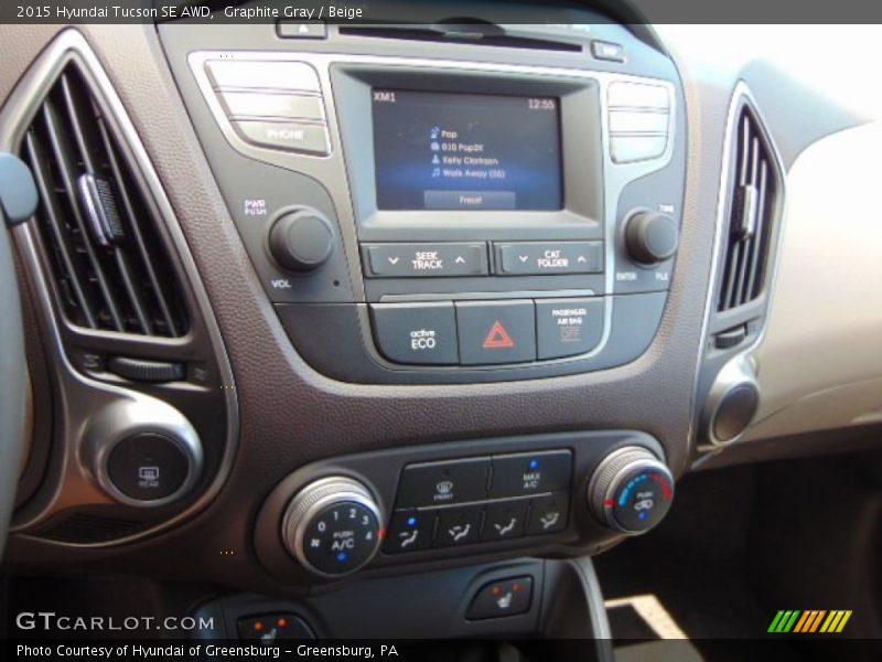 Graphite Gray / Beige 2015 Hyundai Tucson SE AWD