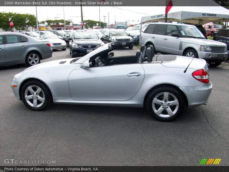 Iridium Silver Metallic / Black 2006 Mercedes-Benz SLK 280 Roadster