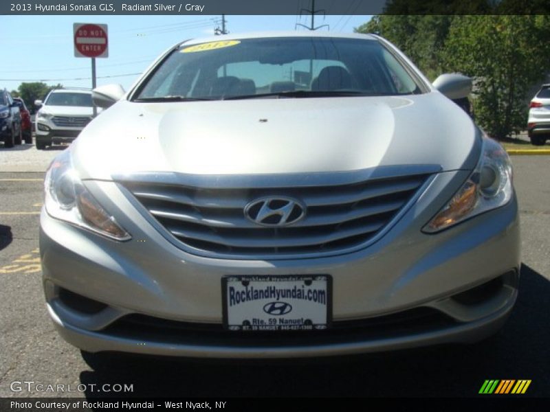Radiant Silver / Gray 2013 Hyundai Sonata GLS