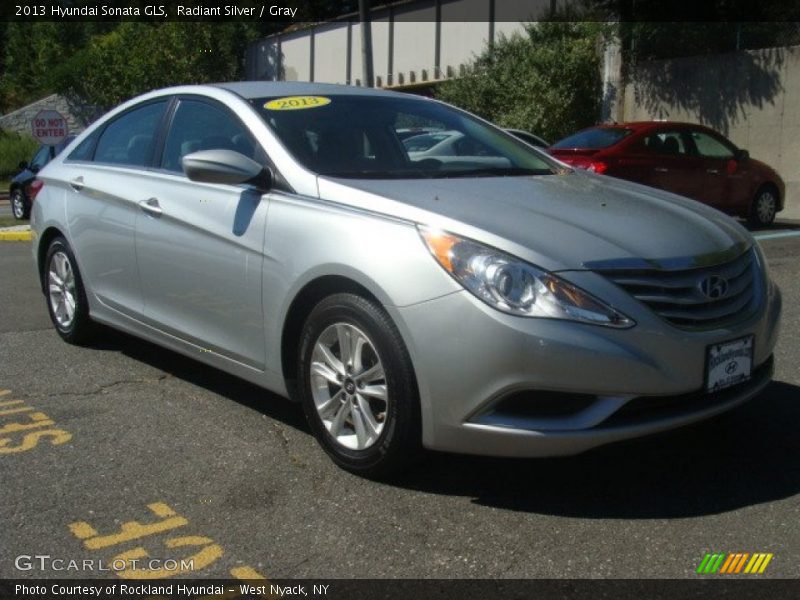Radiant Silver / Gray 2013 Hyundai Sonata GLS