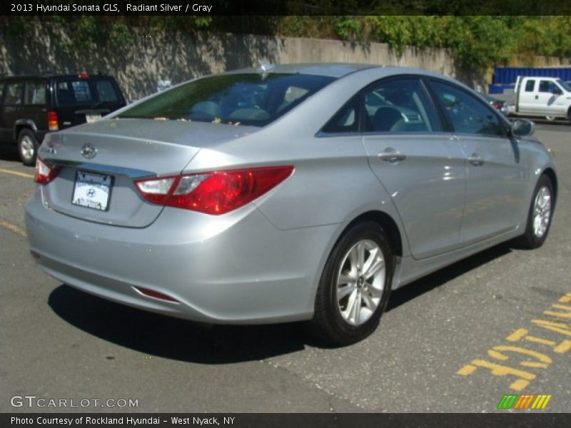 Radiant Silver / Gray 2013 Hyundai Sonata GLS