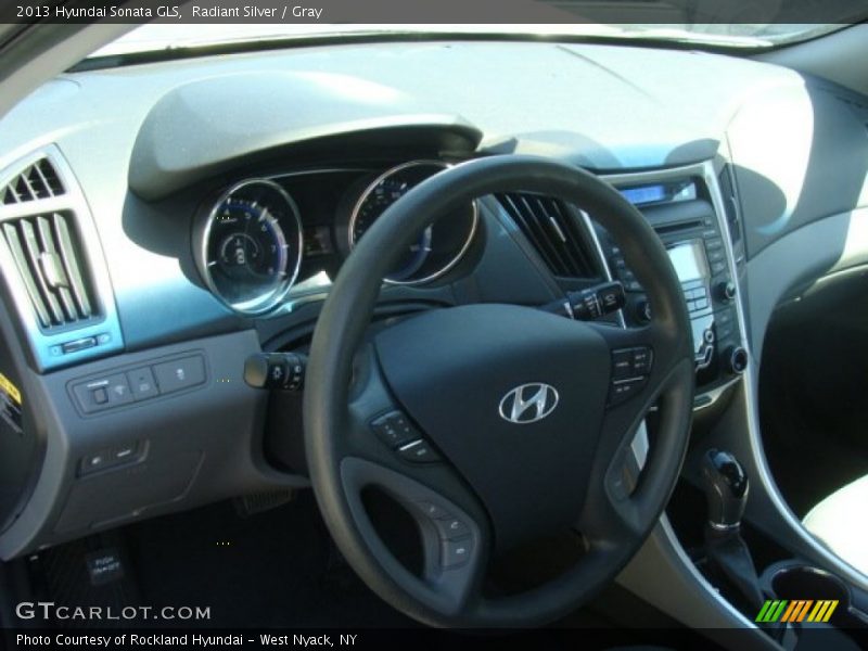 Radiant Silver / Gray 2013 Hyundai Sonata GLS