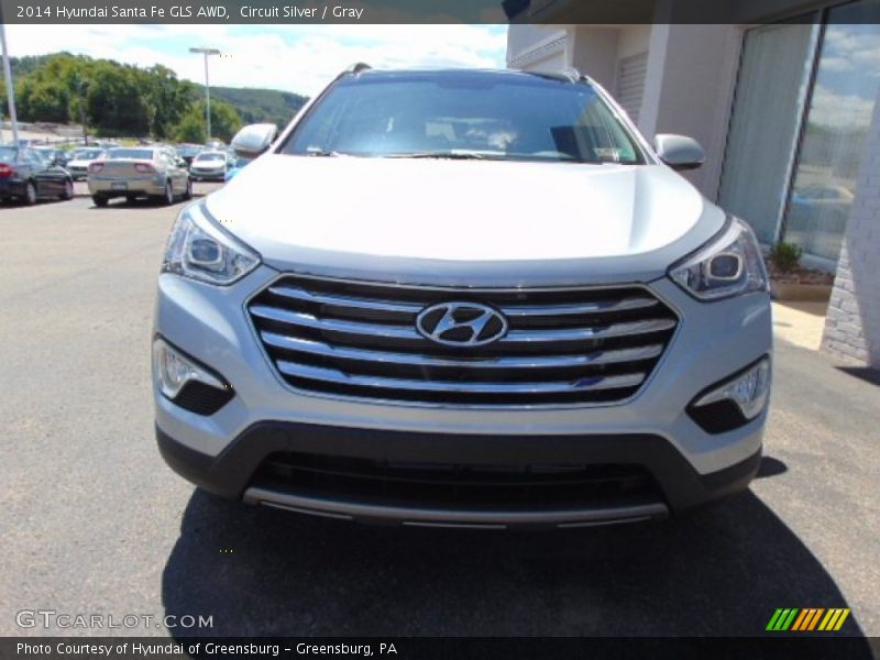 Circuit Silver / Gray 2014 Hyundai Santa Fe GLS AWD