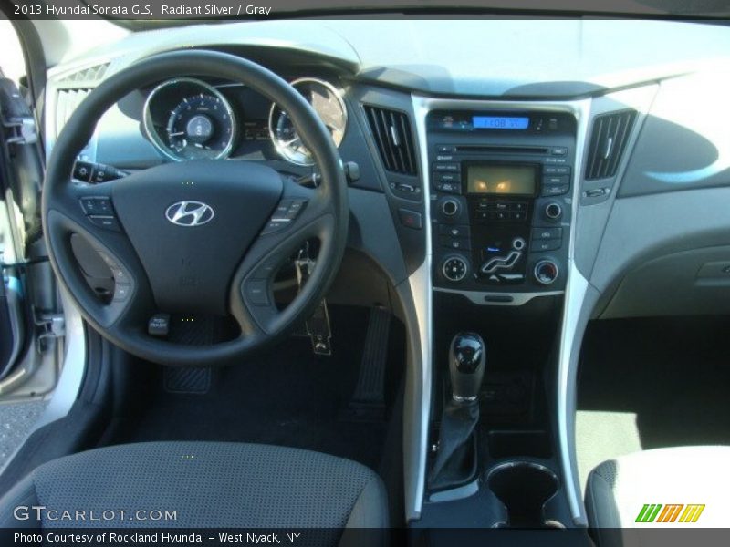 Radiant Silver / Gray 2013 Hyundai Sonata GLS