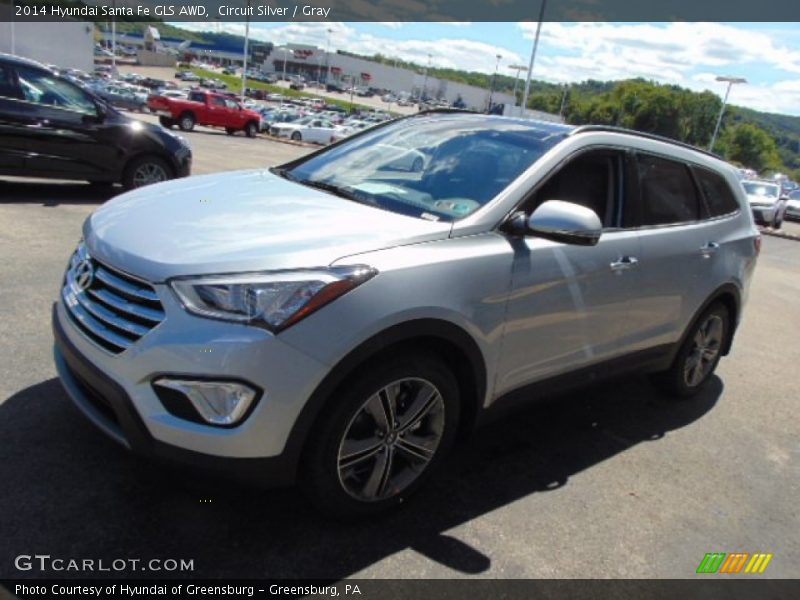 Circuit Silver / Gray 2014 Hyundai Santa Fe GLS AWD