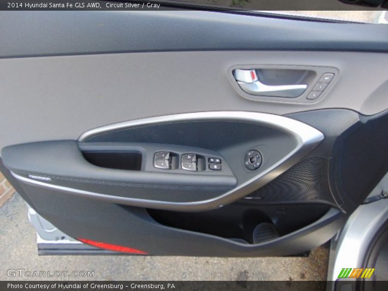 Circuit Silver / Gray 2014 Hyundai Santa Fe GLS AWD